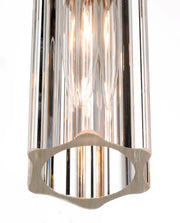 Maxim 16111CLBKAB Flambeau 1 Light Mini Pendant | Black / Antique Brass