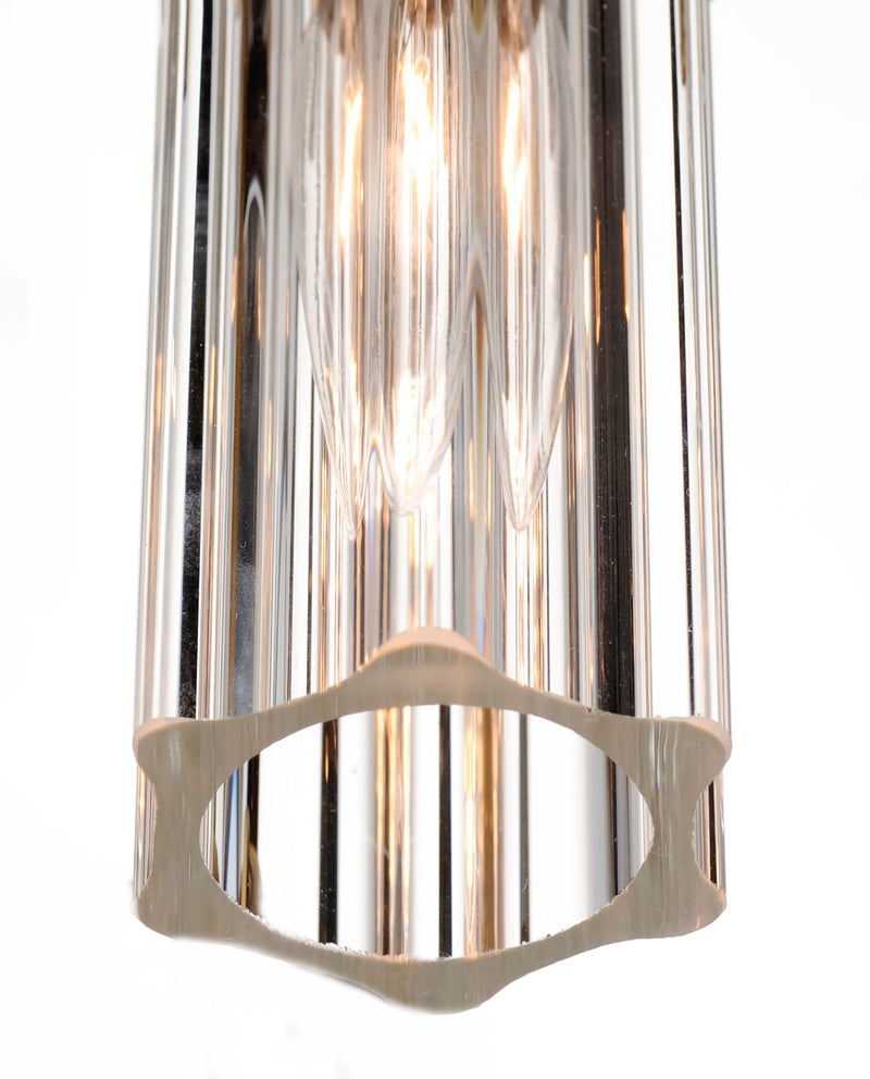 Maxim 16111CLBKAB Flambeau 1 Light Mini Pendant | Black / Antique Brass
