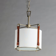 Maxim 16133FTWZBSD Sausalito 1 Light Medium Pendant | Weathered Zinc / Brown Suede