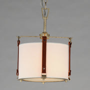 Maxim 16133FTWZBSD Sausalito 1 Light Medium Pendant | Weathered Zinc / Brown Suede