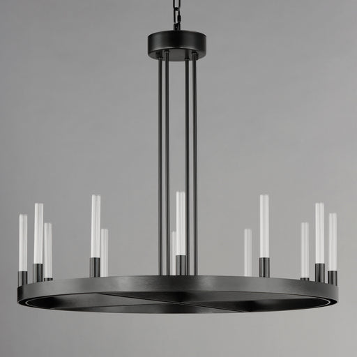 Maxim 16164CRBK Ovation 12 Light LED Chandelier | Black