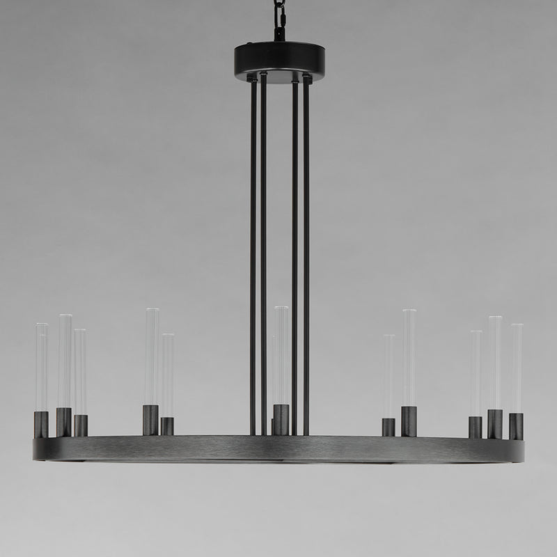 Maxim 16164CRBK Ovation 12 Light LED Chandelier | Black