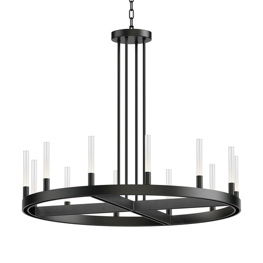 Maxim 16164CRBK Ovation 12 Light LED Chandelier | Black
