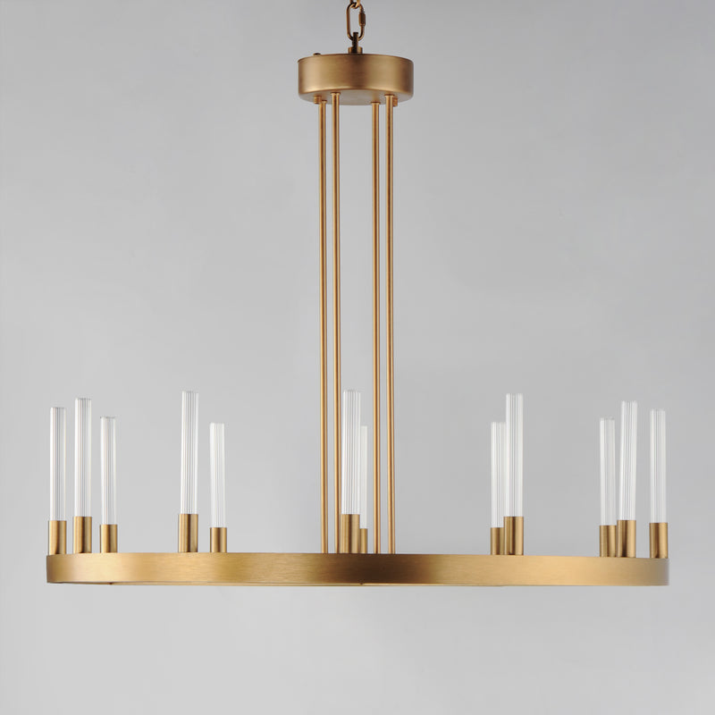 Maxim 16164CRGLD Ovation 12 Light LED Chandelier | Gold