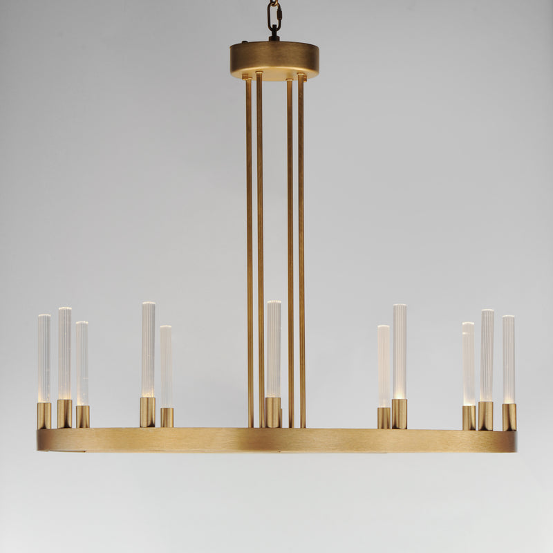 Maxim 16164CRGLD Ovation 12 Light LED Chandelier | Gold