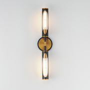 Maxim 16172CLBKAB Regent 2 Light Bath Vanity | Black / Antique Brass