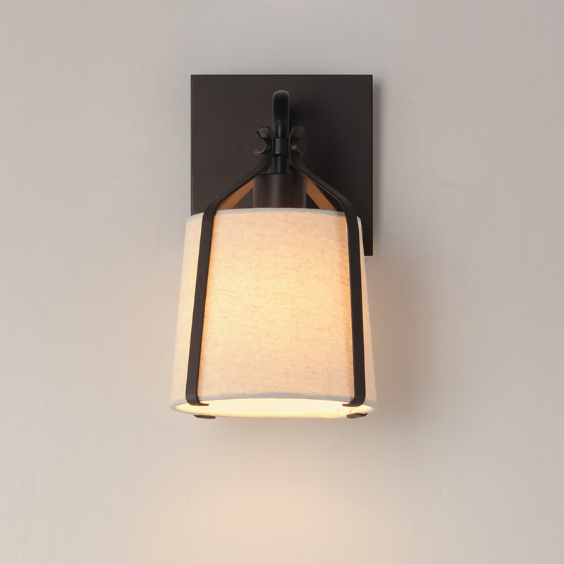 Maxim 16180OMDBZ Bandera 1 Light Wall Sconce | Dark Bronze