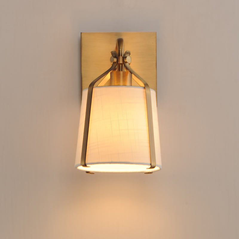 Maxim 16180WLNAB Bandera 1 Light Wall Sconce | Natural Aged Brass
