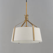 Maxim 16181WLNAB Bandera 14" 1 Light Pendant | Natural Aged Brass