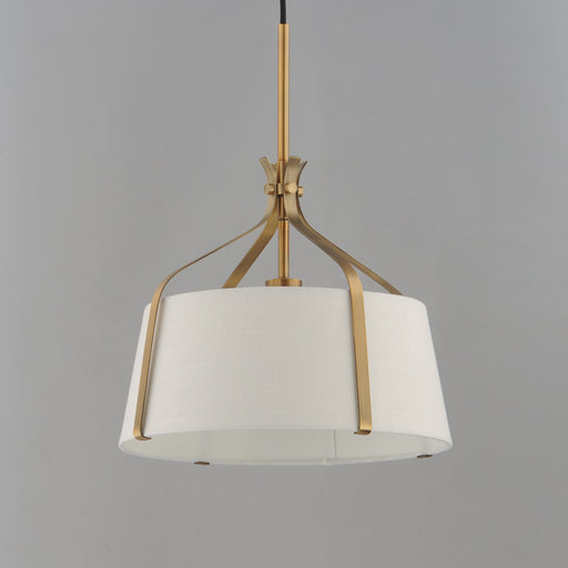 Maxim 16181WLNAB Bandera 14" 1 Light Pendant | Natural Aged Brass