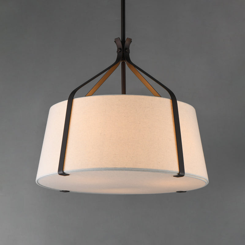 Maxim 16182OMDBZ Bandera 20" 3 Light Pendant | Dark Bronze