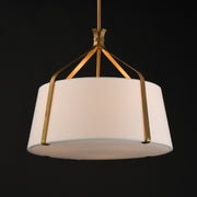 Maxim 16182WLNAB Bandera 20" 3 Light Pendant | Natural Aged Brass