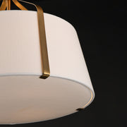 Maxim 16182WLNAB Bandera 20" 3 Light Pendant | Natural Aged Brass