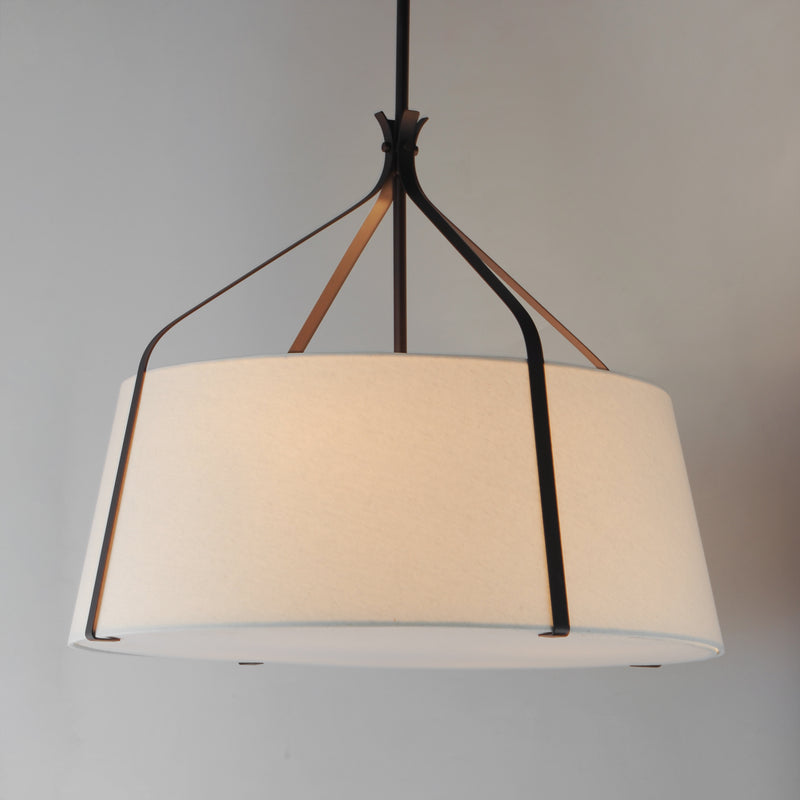 Maxim 16183OMDBZ Bandera 30" 4 Light Pendant | Dark Bronze