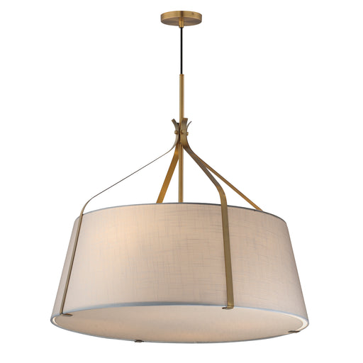 Maxim 16183WLNAB Bandera 30" 4 Light Pendant | Natural Aged Brass