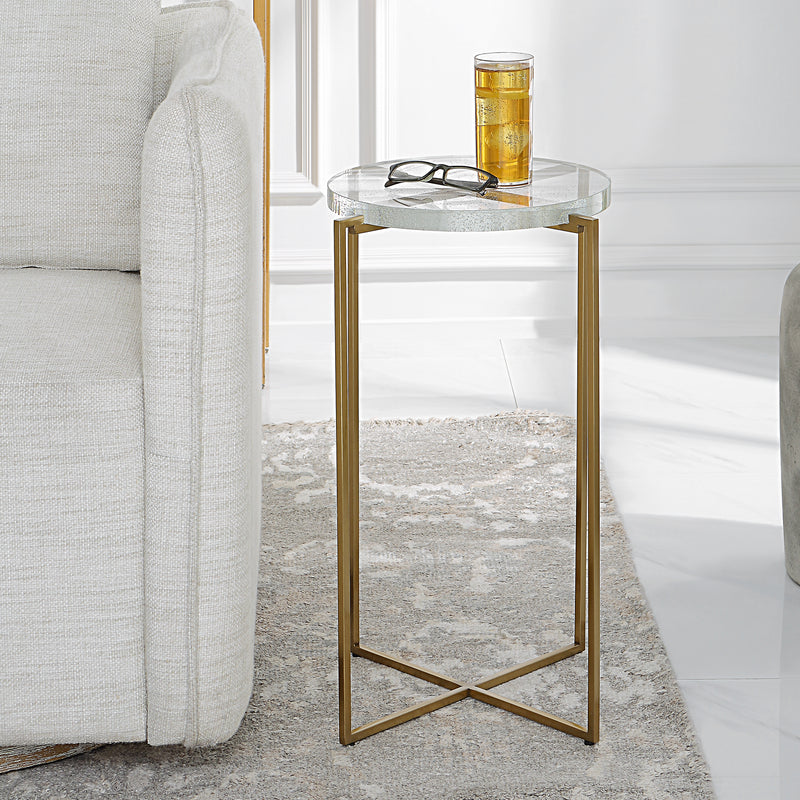 Uttermost Star-crossed Glass Accent Table - ALCOVE LIGHTING