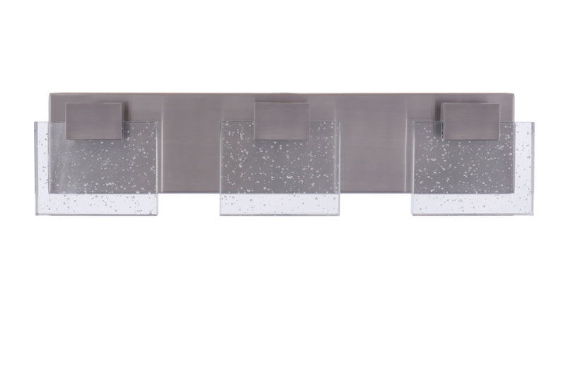 Craftmade 15921BNK-LED Alamere 3 Light LED Bathroom Vanity Light -Brushed Polished Nickel