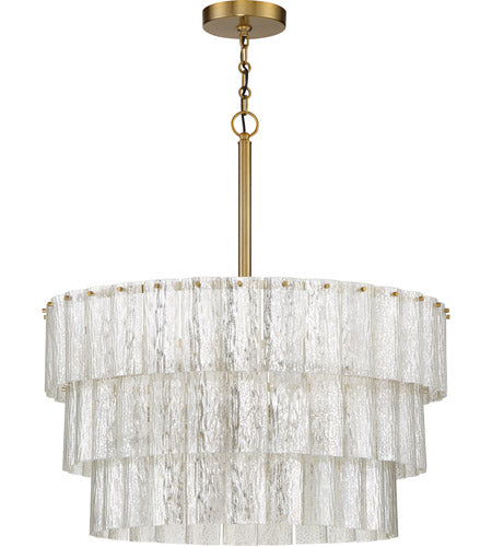 Craftmade 48696-SB Museo 9 Light Pendant -Satin Brass