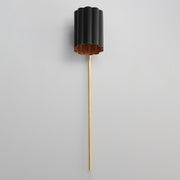Maxim 18050BKGL Primrose 1 Light Wall Sconce | Gold Leaf
