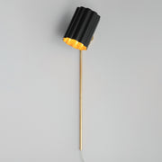 Maxim 18050BKGL Primrose 1 Light Wall Sconce | Gold Leaf