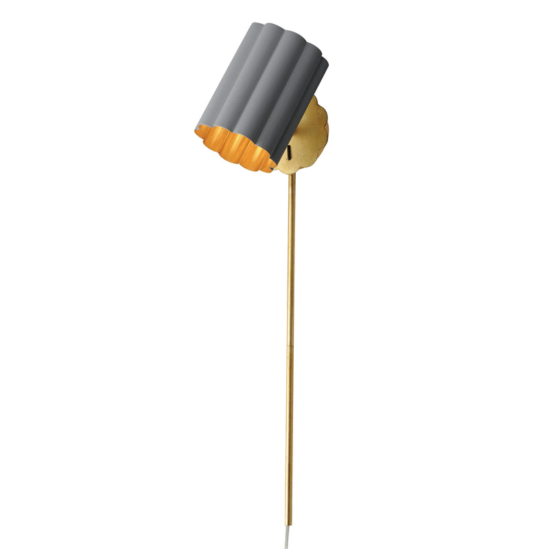 Maxim 18050DGGL Primrose 1 Light Wall Sconce | Gold Leaf