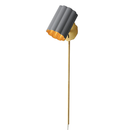 Maxim 18050DGGL Primrose 1 Light Wall Sconce | Gold Leaf
