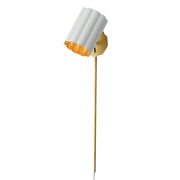 Maxim 18050MWGL Primrose 1 Light Wall Sconce | Gold Leaf