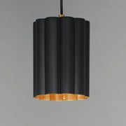 Maxim 18054BKGL Primrose 1 Light Pendant | Gold Leaf
