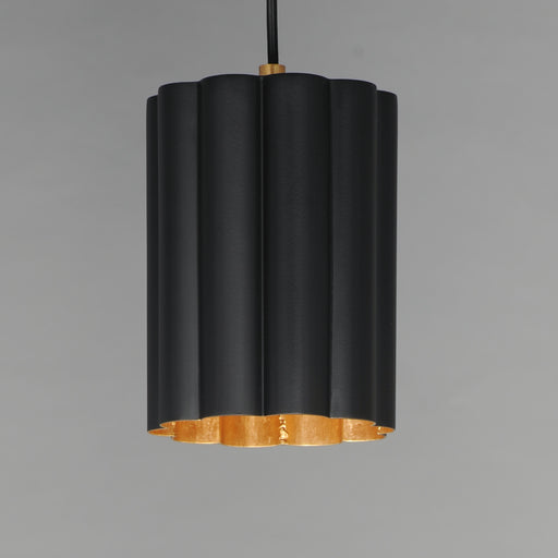 Maxim 18054BKGL Primrose 1 Light Pendant | Gold Leaf