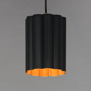 Maxim 18054BKGL Primrose 1 Light Pendant | Gold Leaf
