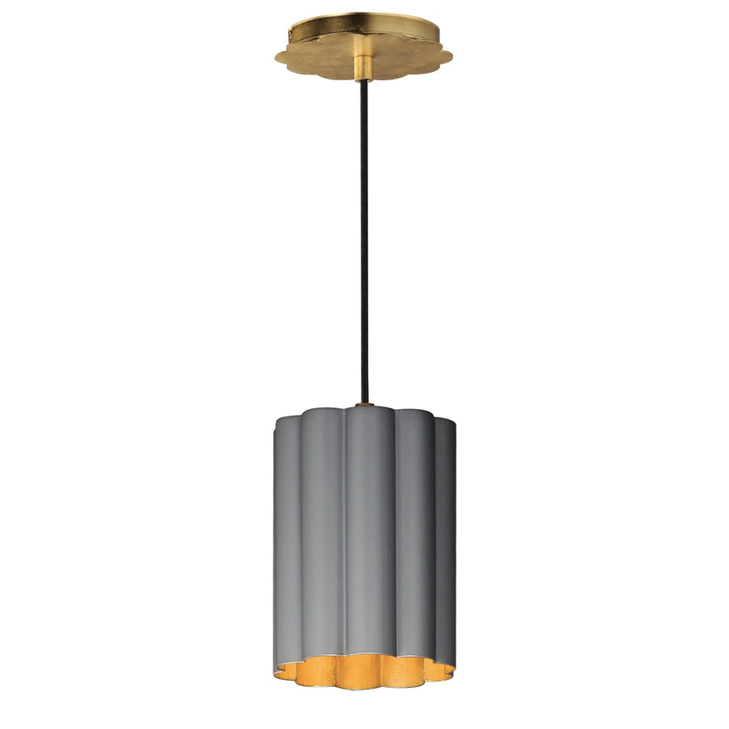 Maxim 18054DGGL Primrose 1 Light Pendant | Gold Leaf