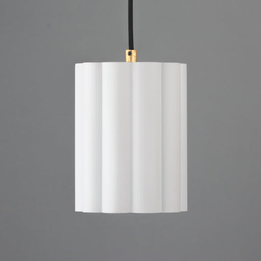 Maxim 18054MWGL Primrose 1 Light Pendant | Gold Leaf