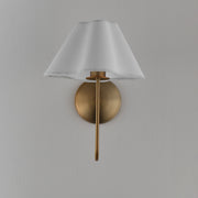 Maxim 18100WTNAB Saxon 1 Light Wall Sconce | Natural Aged Brass