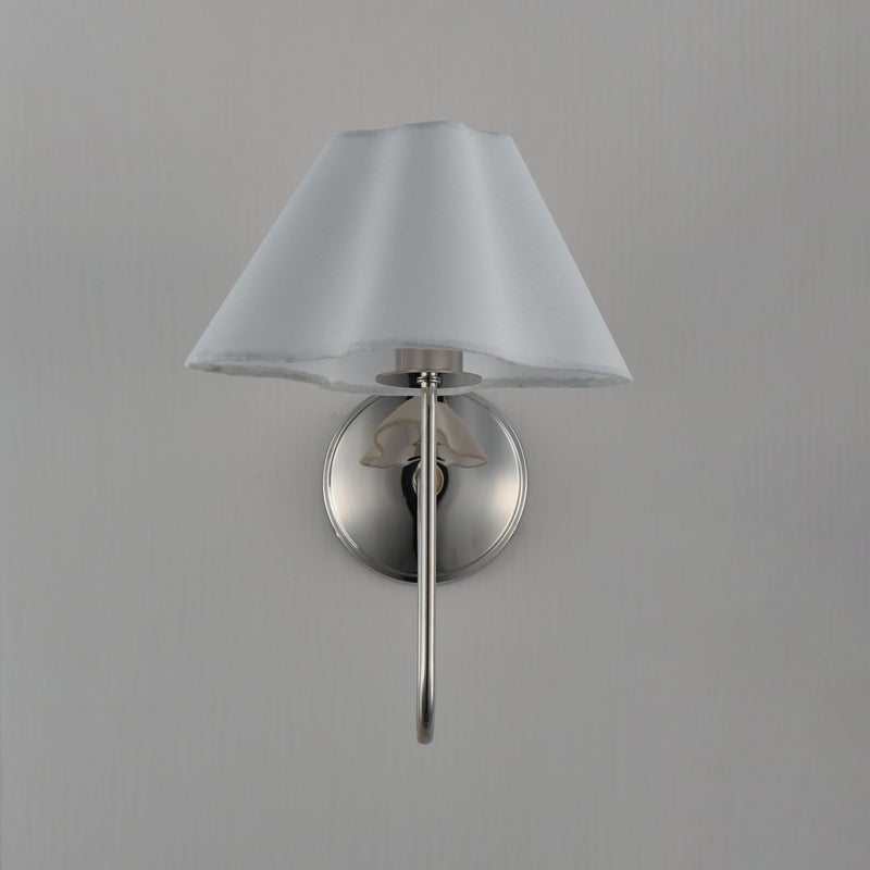 Maxim 18100WTPN Saxon 1 Light Wall Sconce | Polished Nickel