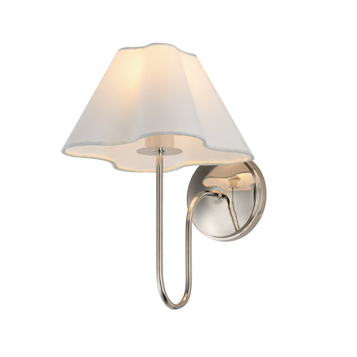 Maxim 18100WTPN Saxon 1 Light Wall Sconce | Polished Nickel