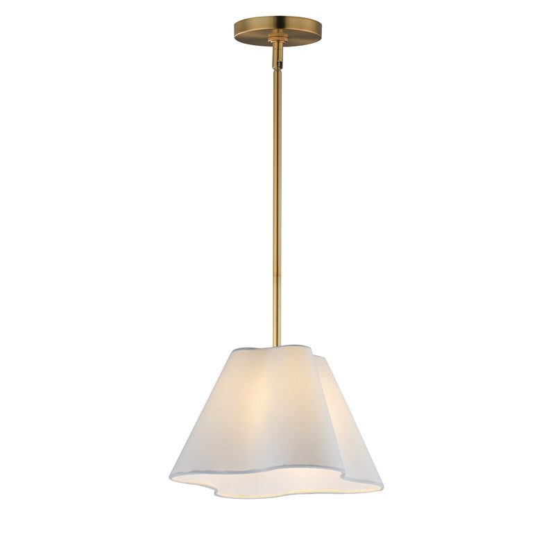 Maxim 18101WTNAB Saxon 14" Pendant | Natural Aged Brass