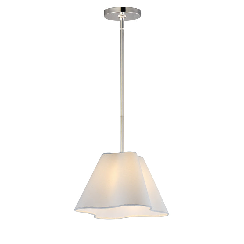Maxim 18101WTPN Saxon 14" Pendant | Polished Nickel