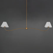Maxim 18102WTNAB Saxon 2 Light Pendant | Natural Aged Brass
