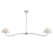 Maxim 18102WTPN Saxon 2 Light Pendant | Polished Nickel