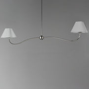 Maxim 18102WTPN Saxon 2 Light Pendant | Polished Nickel