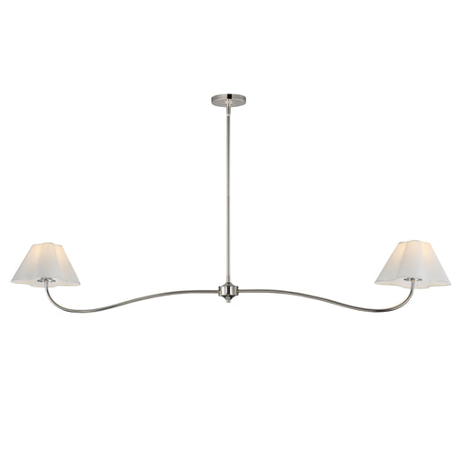 Maxim 18102WTPN Saxon 2 Light Pendant | Polished Nickel