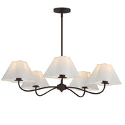 Maxim 18105WTOI Saxon 5 Light Chandelier | Oil Rubbed Bronze