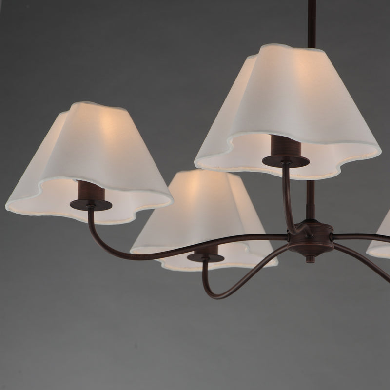 Maxim 18105WTOI Saxon 5 Light Chandelier | Oil Rubbed Bronze