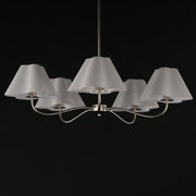 Maxim 18105WTPN Saxon 5 Light Chandelier | Polished Nickel