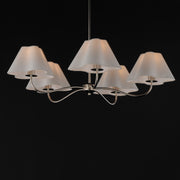 Maxim 18105WTPN Saxon 5 Light Chandelier | Polished Nickel