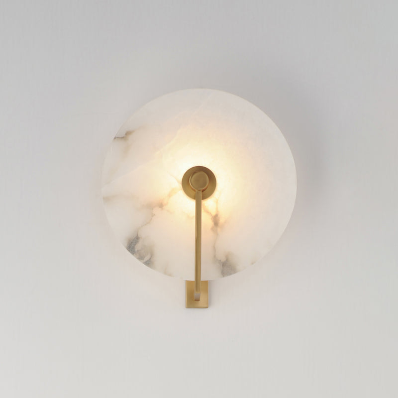 Maxim 18201WANAB Quarry LED Wall Sconce | Natural Aged Brass