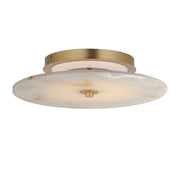 Maxim 18202WANAB Quarry 15" LED Wall Sconce/Flush Mount | Natural Aged Brass