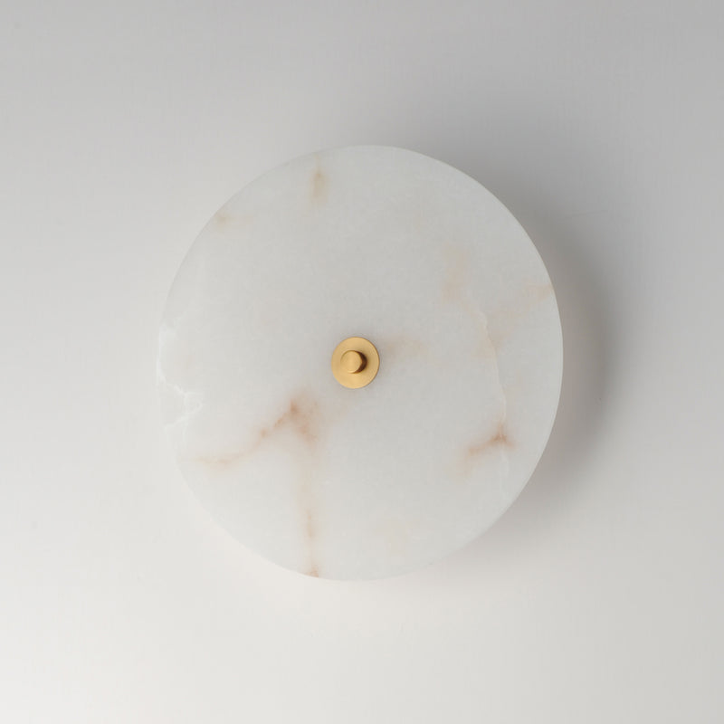 Maxim 18202WANAB Quarry 15" LED Wall Sconce/Flush Mount | Natural Aged Brass