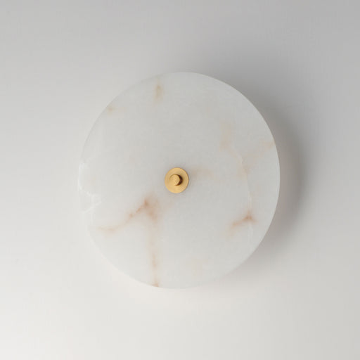 Maxim 18202WANAB Quarry 15" LED Wall Sconce/Flush Mount | Natural Aged Brass