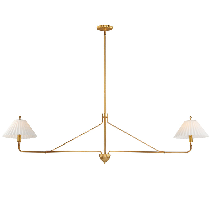 Maxim 18312SWGL Kismet 2 Light Pendant | Gold Leaf
